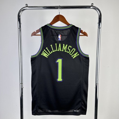 24th season Pelicans City Edition No. 1 Williams NBA Jersey