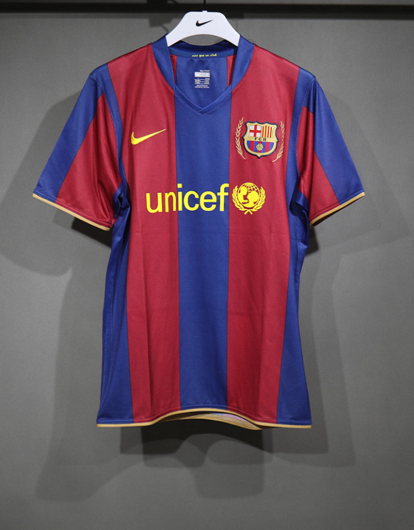 Retro Barcelona 2007/08 Home Player Edition Jersey