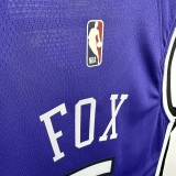 25th season Kings Retro No. 5 Fox NBA Jersey