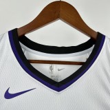 24th season Kings home white No. 8 LaVine NBA Jersey