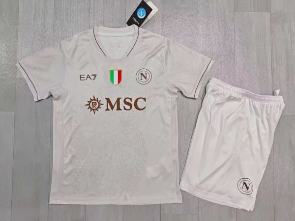 Napoli 2025/26 Away Kids Kit