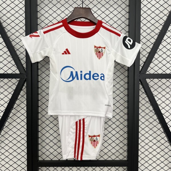 Sevilla FC 2025/26 home  Kids Kit