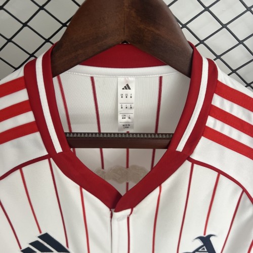 Arsenal 2025/26 White baseball  Jersey