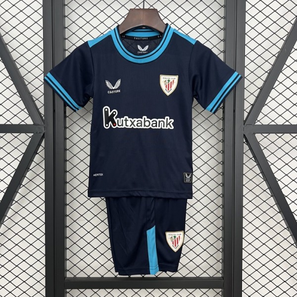 Athletic Bilbao 2025/26 away Kids set soccer jerseys