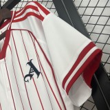 Arsenal 2025/26 White baseball  Jersey
