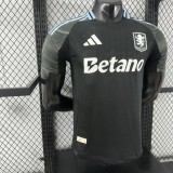Aston Villa 2025/26 Away Player version Soccer jersey