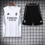 Real Madrid 2025/26 White and Gray vest suit