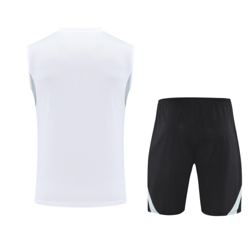 Real Madrid 2025/26 White and Gray vest suit