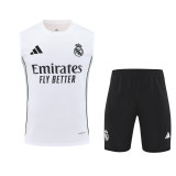 Real Madrid 2025/26 White and Gray vest suit