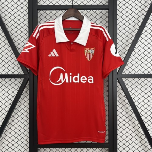 2025-26 Sevilla Away Red jersey