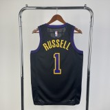 26th season Lakers City Edition No. 1 Russell NBA Jersey