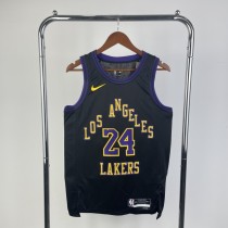 26th season Lakers City Edition No. 24 Kobe NBA Jersey