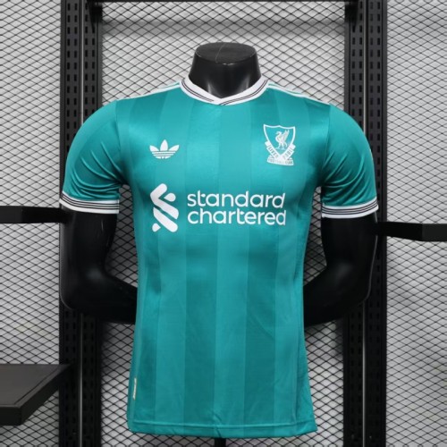 Liverpool 2025/26 third away green player version