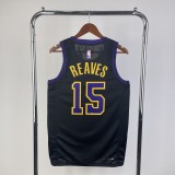 26th season Lakers City Edition No. 15 Rivers NBA Jersey