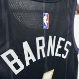 25th season Raptors City Edition No. 4 Barnes NBA Jersey
