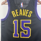 26th season Lakers City Edition No. 15 Rivers NBA Jersey