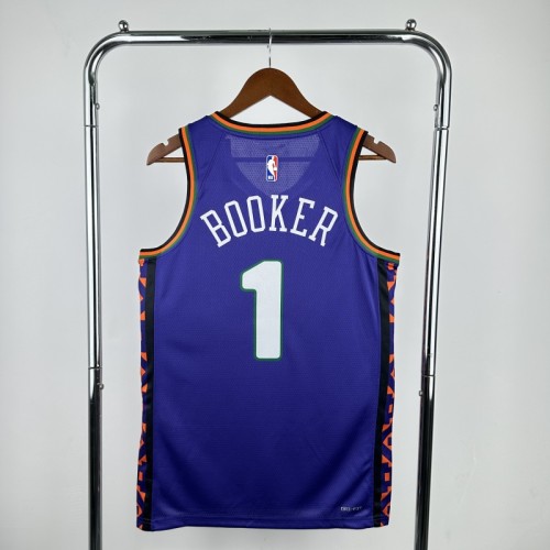 25th season Suns City Edition No. 1 Booker NBA Jersey