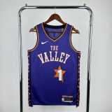 25th season Suns City Edition No. 1 Booker NBA Jersey