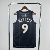 25th season Raptors City Edition No. 9 Barrett NBA Jersey