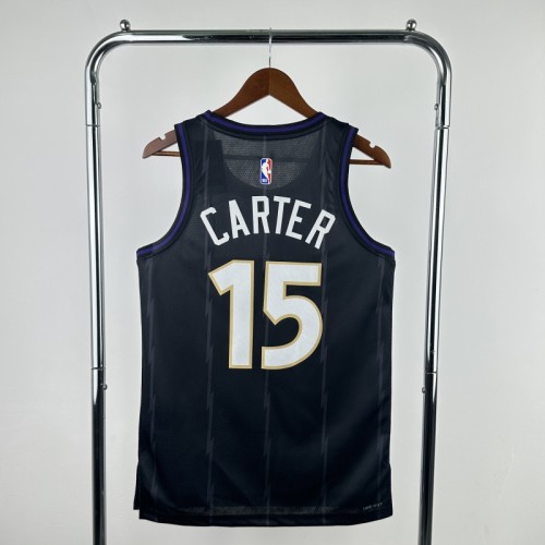 25th season Raptors City Edition No. 15 Carter NBA Jersey