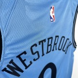 25th season Clippers City Edition No. 0 Westbrook NBA Jersey