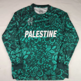 Palestino CD 2025/26 Green Long Sleeve soccer jersey size S-2XL
