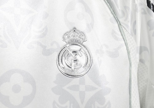 Real Madrid 2025/26 White and Silver Special Jersey