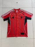 Copy Manchester united  2025/26 red baseball  Jersey