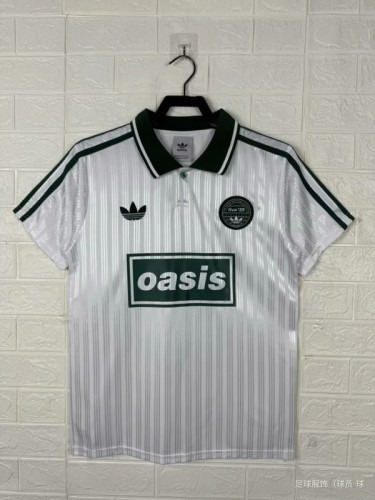 Adidas x Oasis 2025/26 Tour Jacquard White jersey