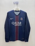 PSG 2025/26 Home long sleeve  jersey Size S-2XL