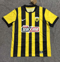 AEK Athens 2025/26 home soccer jersey
