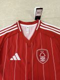 Nottingham 2025/26 red baseball  Jersey