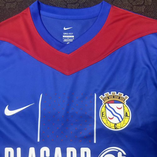 Alverca 2025/26 home soccer jersey