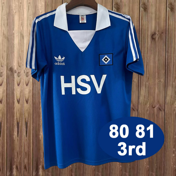Retro1980/81  Hamburger SV Third away soccer jersey