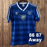 Retro1986/87  Hamburger SV  away soccer jersey