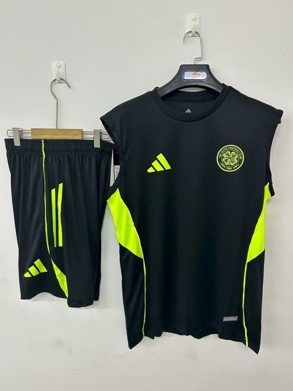 Celtic  2025/26 Black Vest training suit
