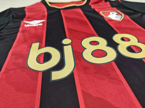 Bournemouth F.C. 2025-26  home soccer jersey   size S-2XL