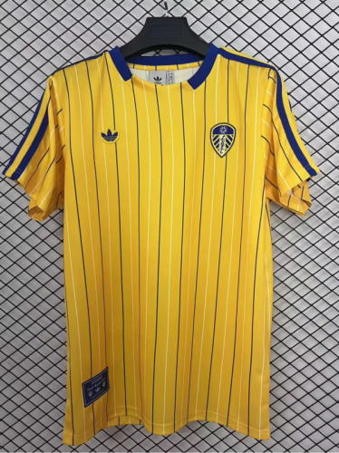 Leeds United 2025/26 Yellow Retro Model Jersey S-2XL