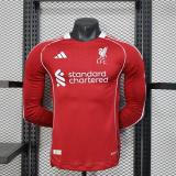Liverpool 2025/26 home long sleeves Player Edition jersey