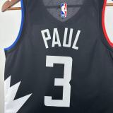 23 season Clippers flying man No. 3 Paul NBA Jersey