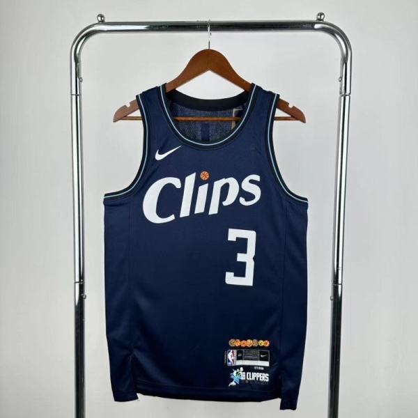 24 season Clippers City Edition No. 3 Paul NBA Jersey