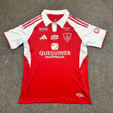 Stade Brestois 25/26 home soccer jersey size S-2XL