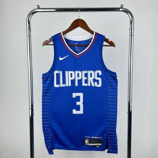 23 season Clippers Blue No. 3 Paul NBA Jersey
