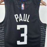 Clippers flying man No. 3 Paul NBA Jersey