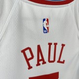 25th season Clippers White No. 3 Paul NBA Jersey