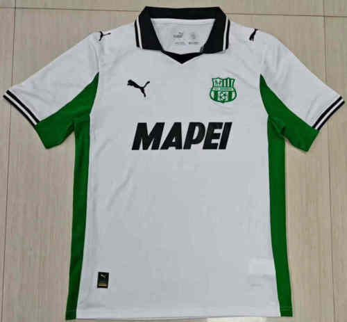 Sassuolo 2025/26 Away soccer jersey size S-2XL