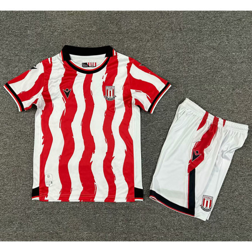 Stoke City 2025/26 Home Kids Kit