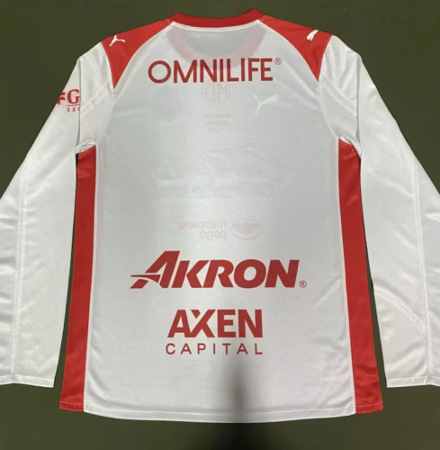 Chivas 2025/26  Away long sleeve  Soccer jersey