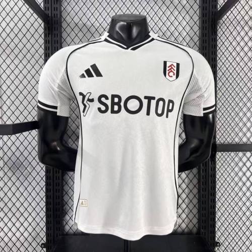 Fulham 2025/26 Home  Player Version Jersey size S-2XL