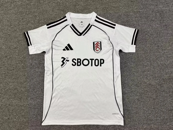 Fulham 2025/26 home version white size S-2XL